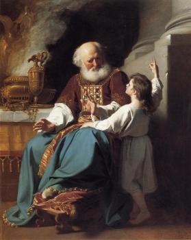 約翰 辛格頓 科普利 Samuel Reading to Eli the Judgments of God Upon Eli's House
